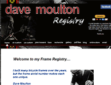 Tablet Screenshot of davemoultonregistry.com